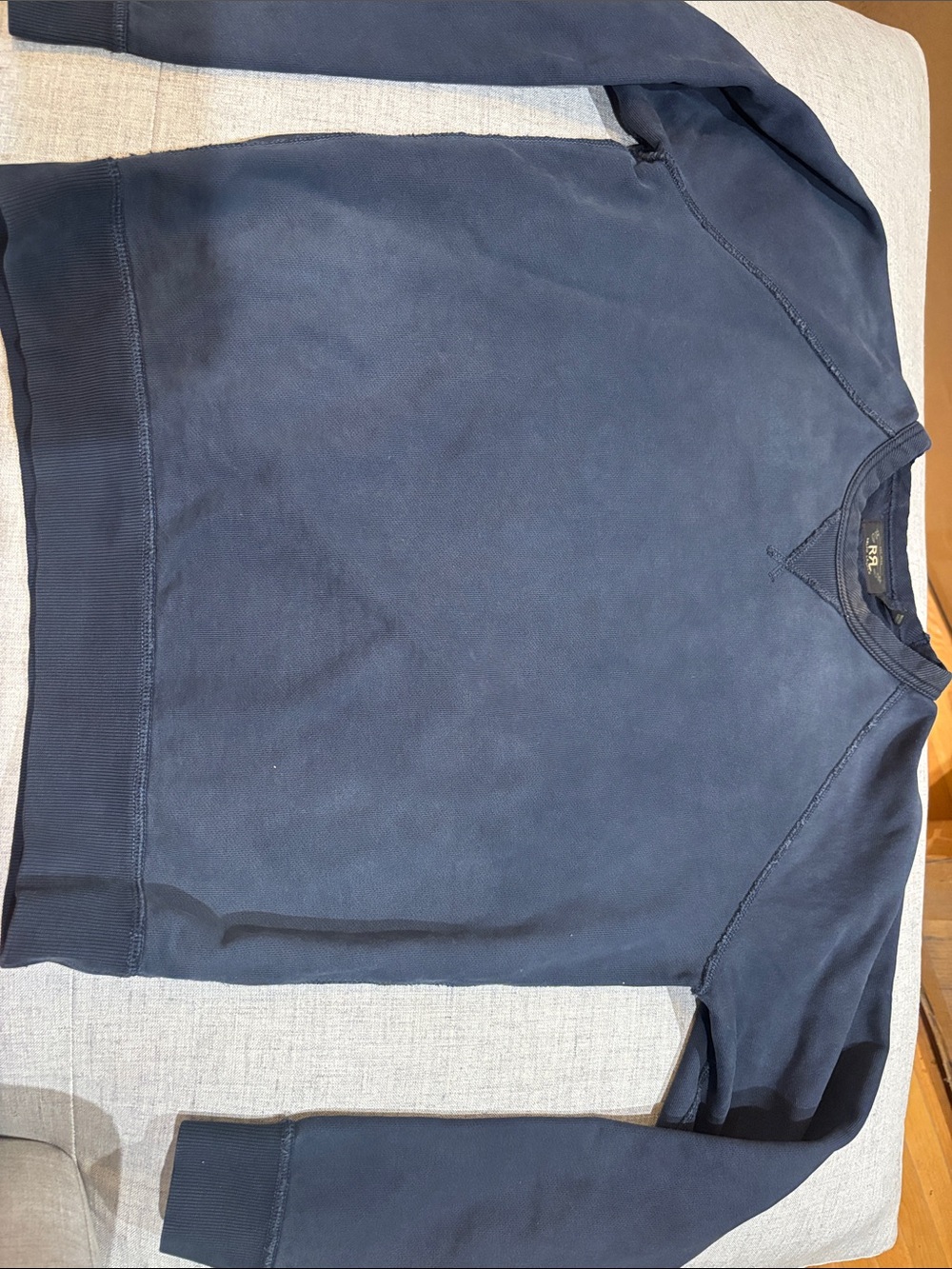 Ralph Lauren Double RL Navy Crewneck Sweater
